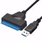 Кабель USB 3,0 SATA 3, адаптер Sata к USB до 6 Гбитс, поддержка 2,5-дюймового внешнего SSD HDD жесткого диска, 22 Pin Sata III кабель