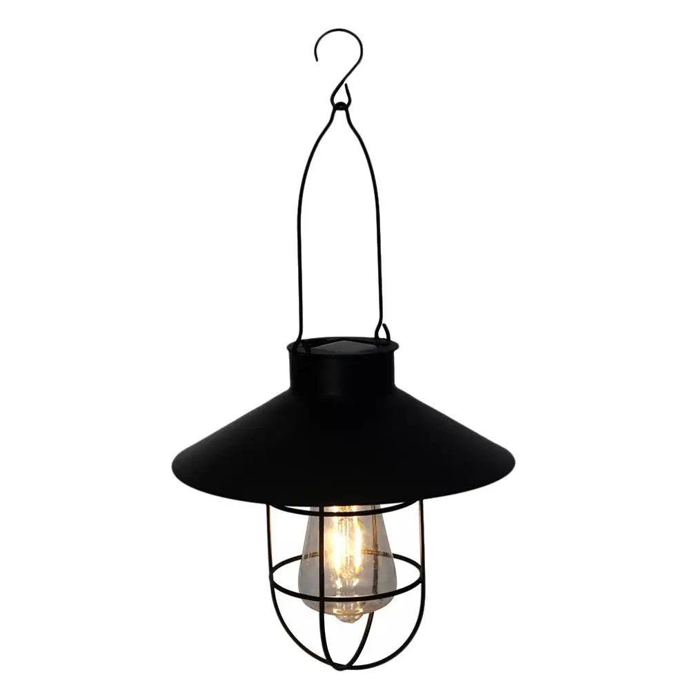 Открытый Солнечный портативный фонарь подвесной светильник с железным