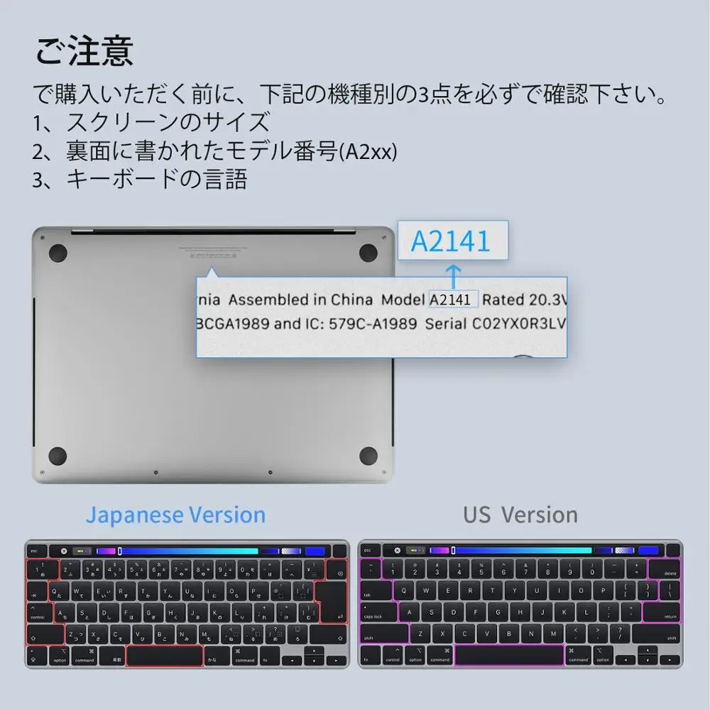 Силиконовый чехол для клавиатуры MacBook Pro 16 дюймов 2019 модель A2141 пленка защита от