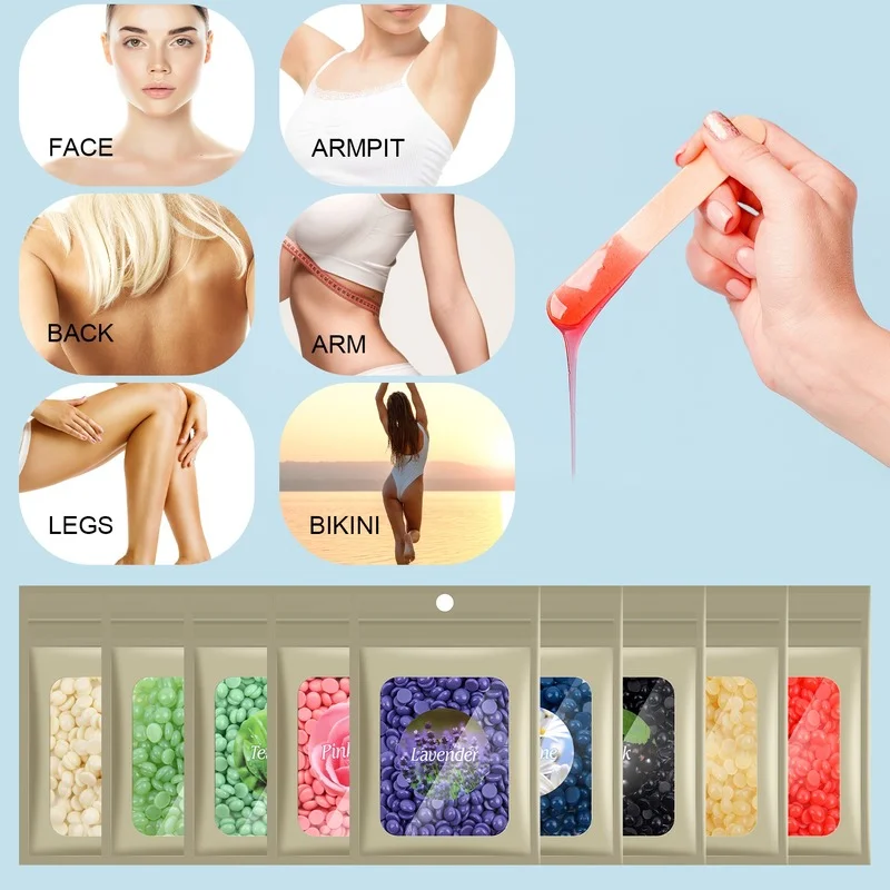 Эпиляция с жемчугом твердыми восковыми гранулами 25 г