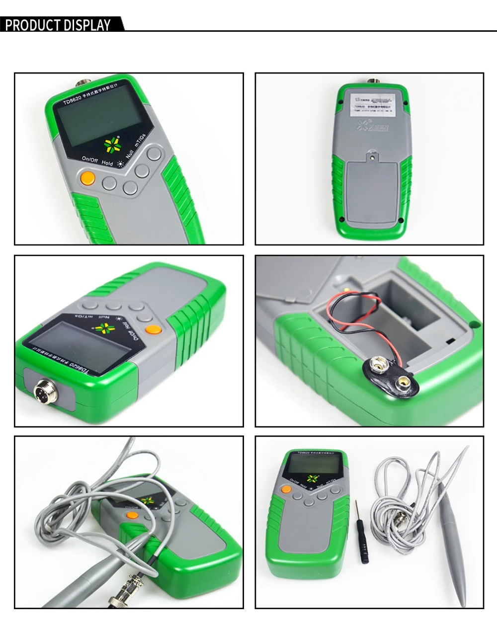 TD8620 Измеритель Гаусса с постоянными магнитами ручной цифровой измеритель Тесла