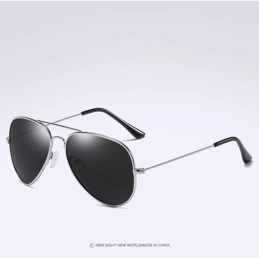 silver black HDSUNFLY поляризационные солнцезащитные очки для мужчин и женщин, модные фирменные дизайнерские солнцезащитные очки, женские солнцезащитные очки UV400 - Цвет линз: silver black