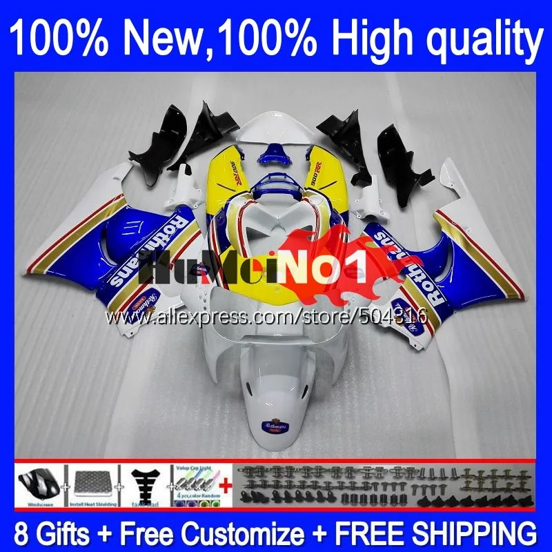 

Body For HONDA CBR900RR CBR919RR 110MC.9 CBR 919RR CBR900 RR CBR 919 RR CC 900RR Rothmans Blue 1998 1999 CBR919 RR 98 99 Fairing