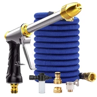 2021 new high quality garden hose high pressure flexible expandable car wash magic hose outdoor watering water pipe spray gun