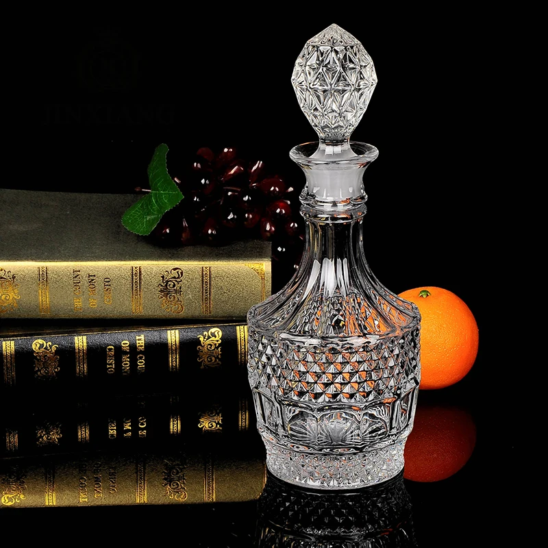 

Simple Classical Crystal whiskey decanter for Liquor Scotch Bourbon 210313-07