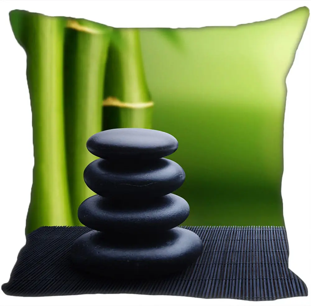 

Custom Zen Stone Pillowcase Cushion Cover Home Decor Hotel Car Seat Backrest Sofa Pillow Case 21104-12