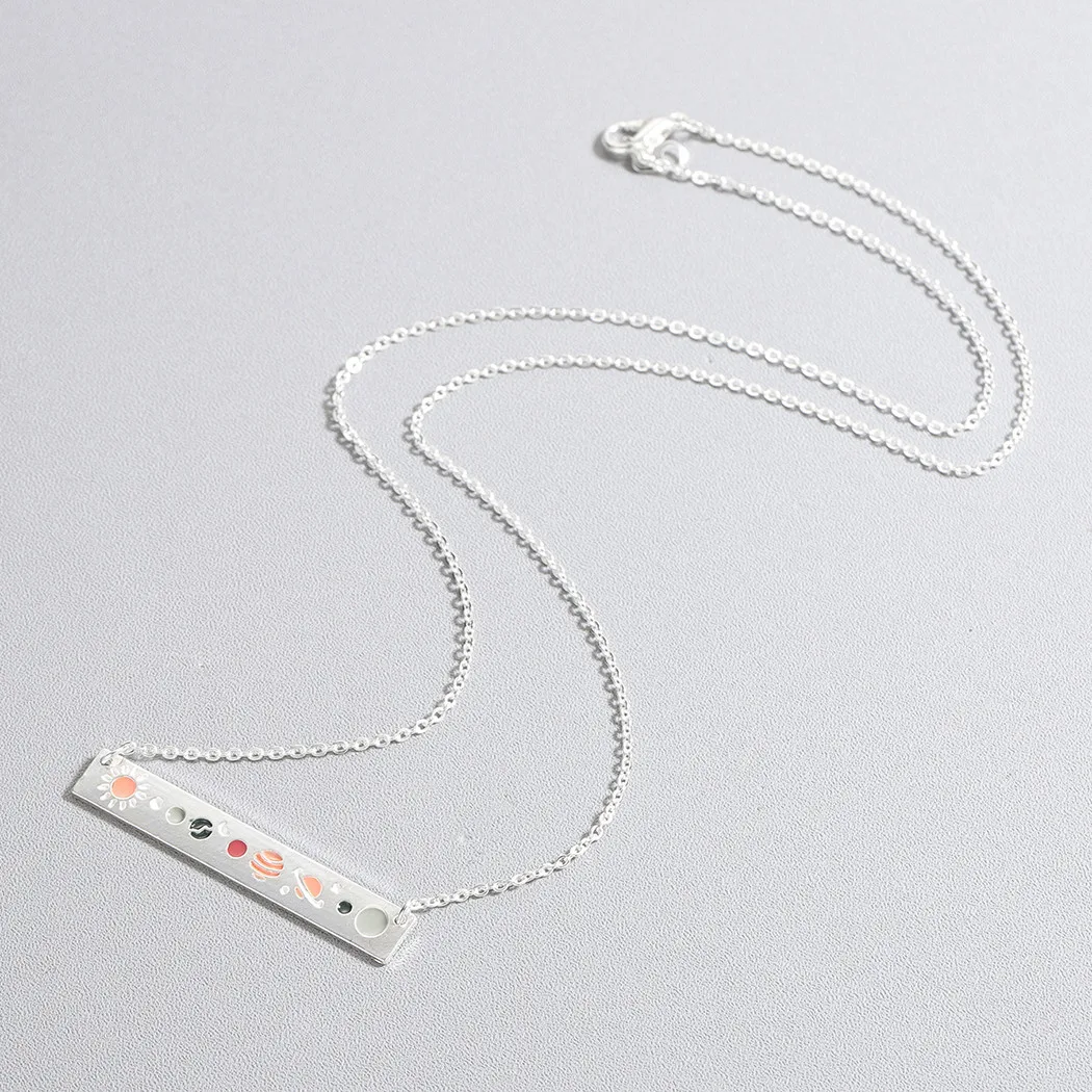 Чокер Chandler женский астрономический цепь с кулоном в виде фазы лунной Луны