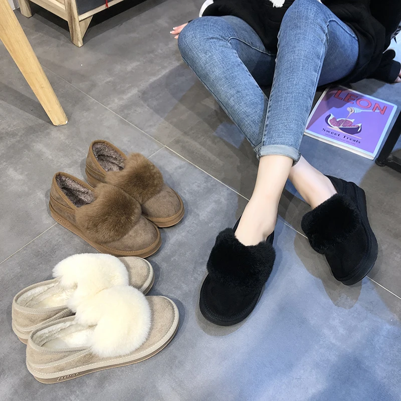 

Ботинки женские зимние на меху, на платформе, с нескользящей подошвой, U11-24