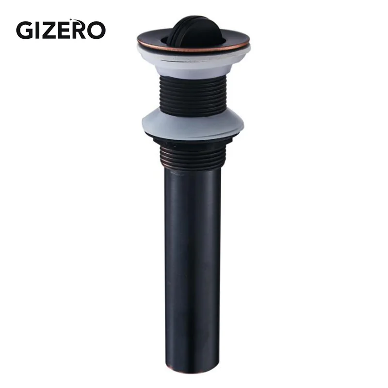 Аксессуары для ванной комнаты сливной фильтр раковины черная отделка щелчок