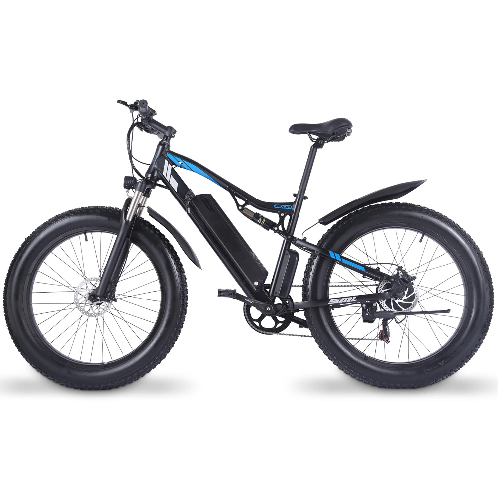 Shengmilo Electric Bicycle 1000W  Fat Tire Electric Bike MX03 Adult Ebike Mountain Cycling Bicycle  48V17AH Lithium Battery