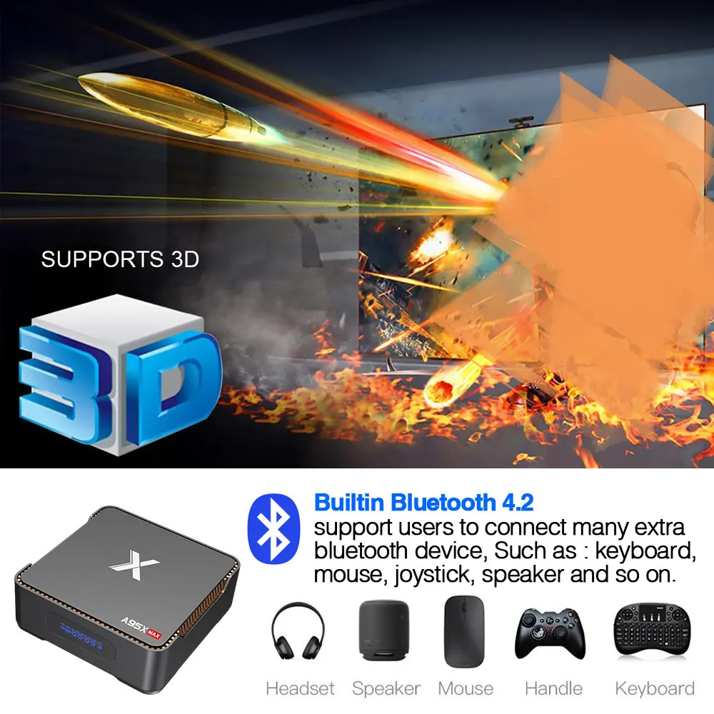 Запись видео Android tv Box A95X MAX X2 4 Гб 64 Гб Amlogic S905X2 2,4G& 5G Wifi BT 4,2 1000M 4K HD Smart tv Box телеприставка