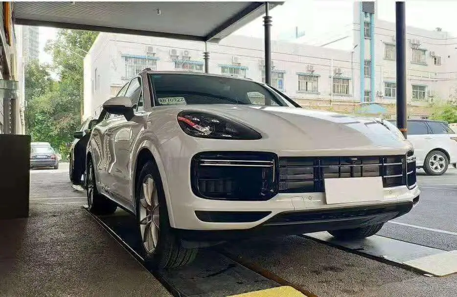 Комплект кузова для Porsche Cayenne Facelift Bumper передний бампер губы боковые юбки задний бампер диффузор PP