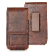 pockets waist belt mobile phone bag pu leather case holster cover for huawei y8p y7p y6p y5p y8s y9s p smart