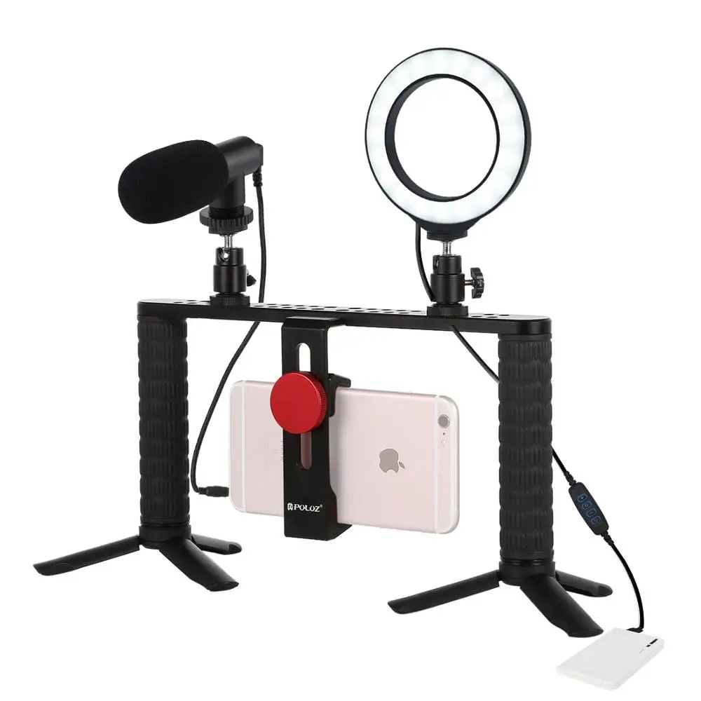 

4 в 1, стабилизатор-светильник ЦО для селфи, 4,6 дюйма