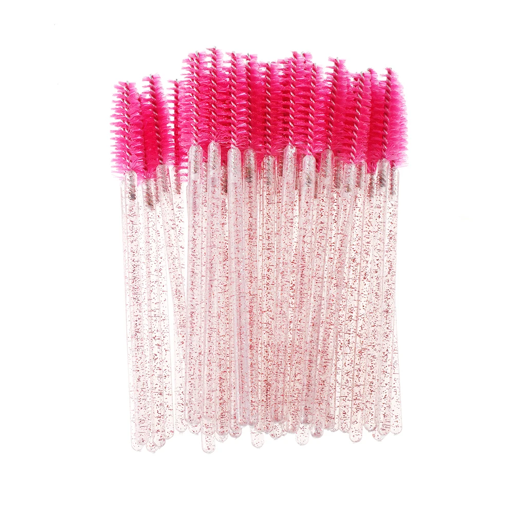 Одноразовые разноцветные щеточки с тушью для ресниц 1/50 шт. аппликатор прививания
