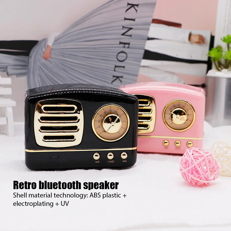 

Mini speaker retro bluetooth speaker HM11 altavoz bluetooth tronsmart soundbar speaker speaker 3D stereo HiFi Sound TF