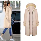 Модные куртки с капюшоном, Женский облегающий свитшот, осенне-зимние теплые хлопковые бархатные пальто, женские толстовки с кулиской, верхняя одежда, длинное пальто