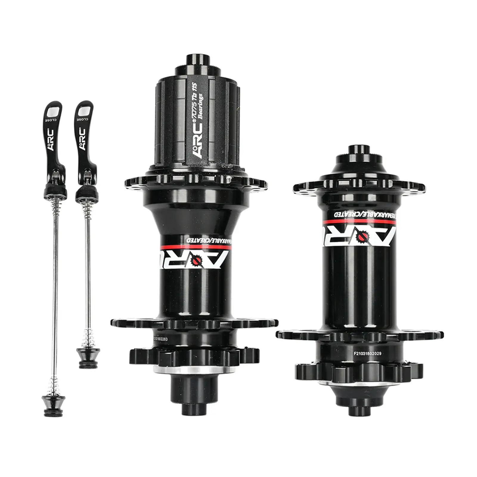 

MTB Bike Hub - 28/32/36 Holes Front & Rear Bike Hub Set, Quick Release Lever Skewers Levers, Repair Component for 8-11 Wheel