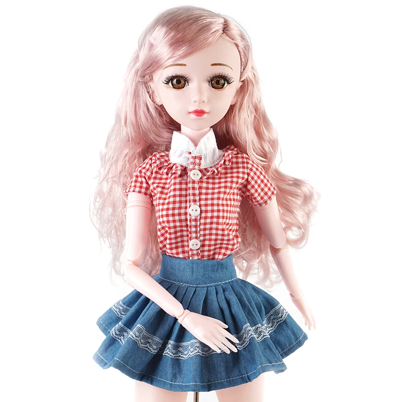 

Реалистичные модные куклы для девочек, 60 см, большие оригинальные куклы ручной работы Bjd 1/3, полный комплект, 20 шарнирных кукол для девочек, и...