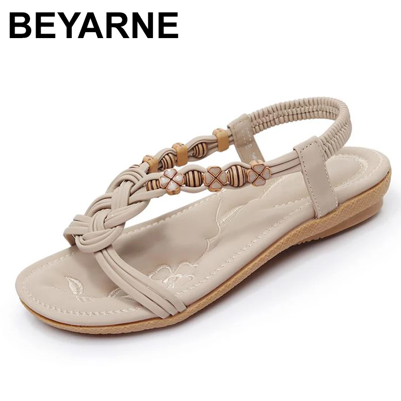 Женские босоножки на плоской подошве винтажные сандалии гладиаторы платформе