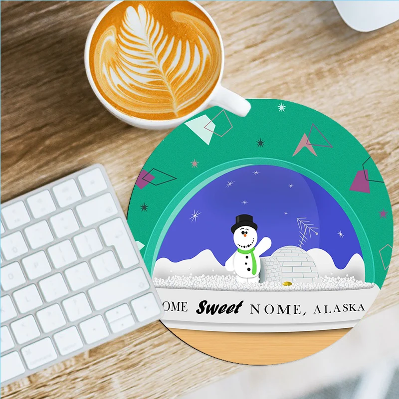

High Quality Disney knick knack Silicone round mouse Pad to Mouse Game Anti-Slip Laptop PC Mice Pad Mat gaming Mousepad