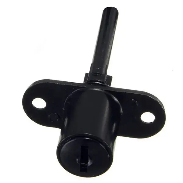 Zinc Alloy Computer Desk Cabinet Mailbox Drawer Cupboard Locker Cam Lock with Keys Black | Обустройство дома