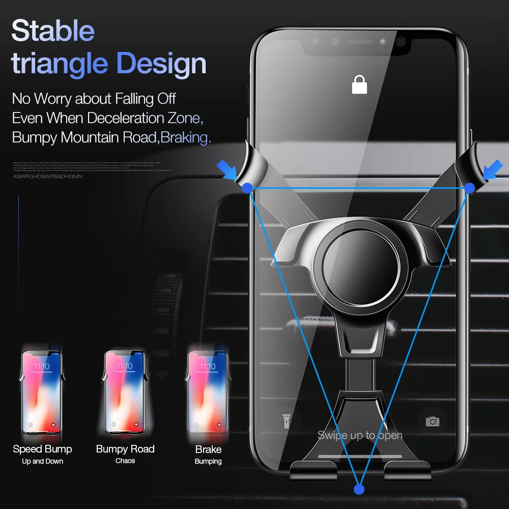 Гравитационный автомобильный держатель телефона для в Автомобиле