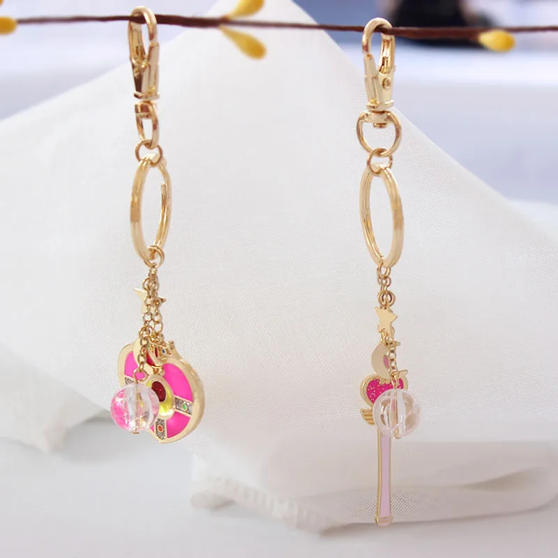 SANSUMMER сердце волшебный брелок звезда Луна молодая девушка модный Спортивный