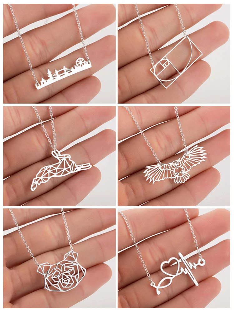 Ожерелье-чокер женское SMJEL из нержавеющей стали с изображением лондонского