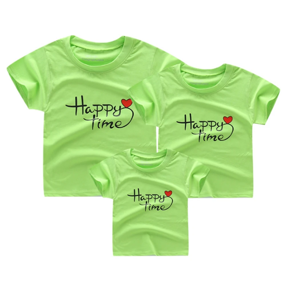 OEAK/Одинаковая одежда для всей семьи Детская Хлопковая футболка Мама и я