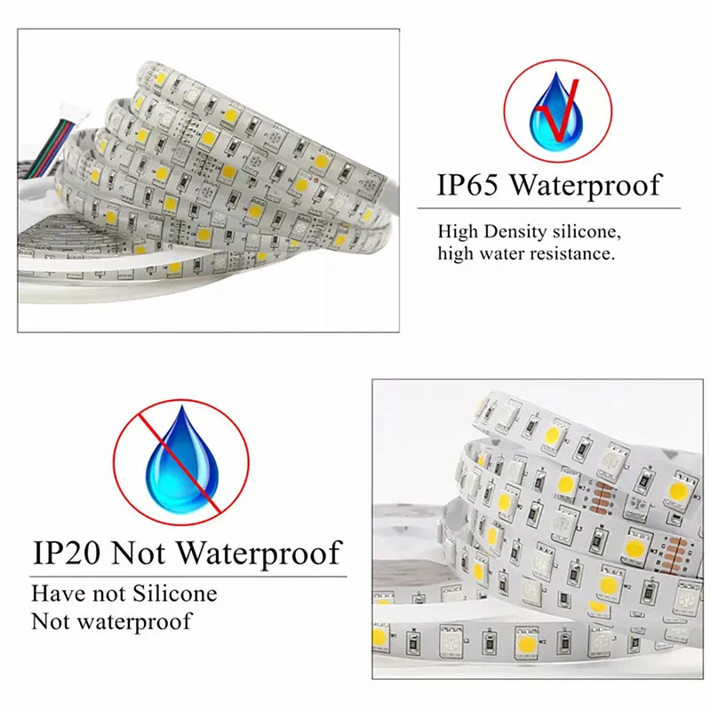 12 В 5050 Светодиодная лента RGB / RGBW /RGBWW сенсорный экран Цвет сменный гибкий