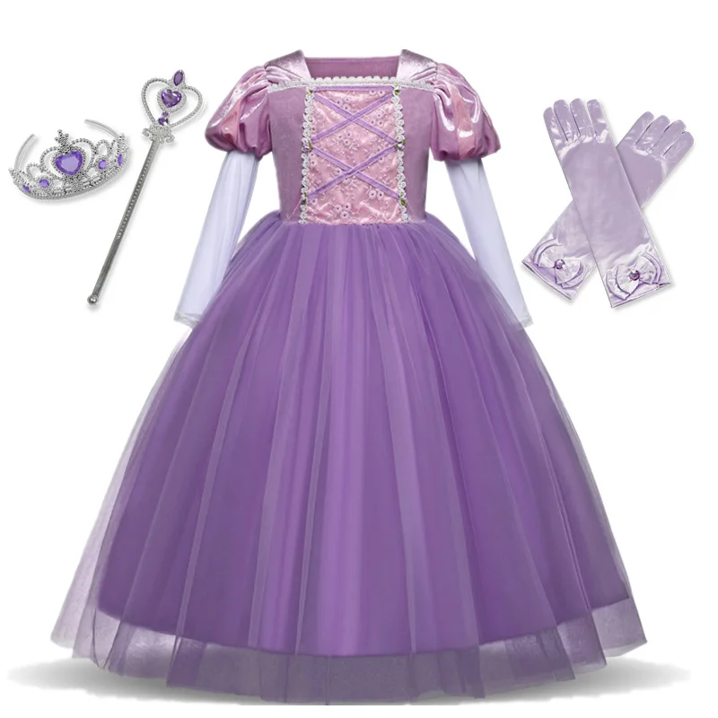 Костюм принцессы для девочек Детский костюм на Хэллоуин семейная детская одежда