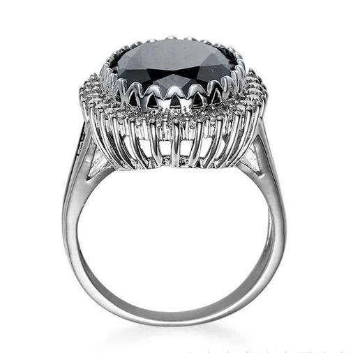 Женское Новое модное Ювелирное кольцо на заказ овальное с красным черным синим