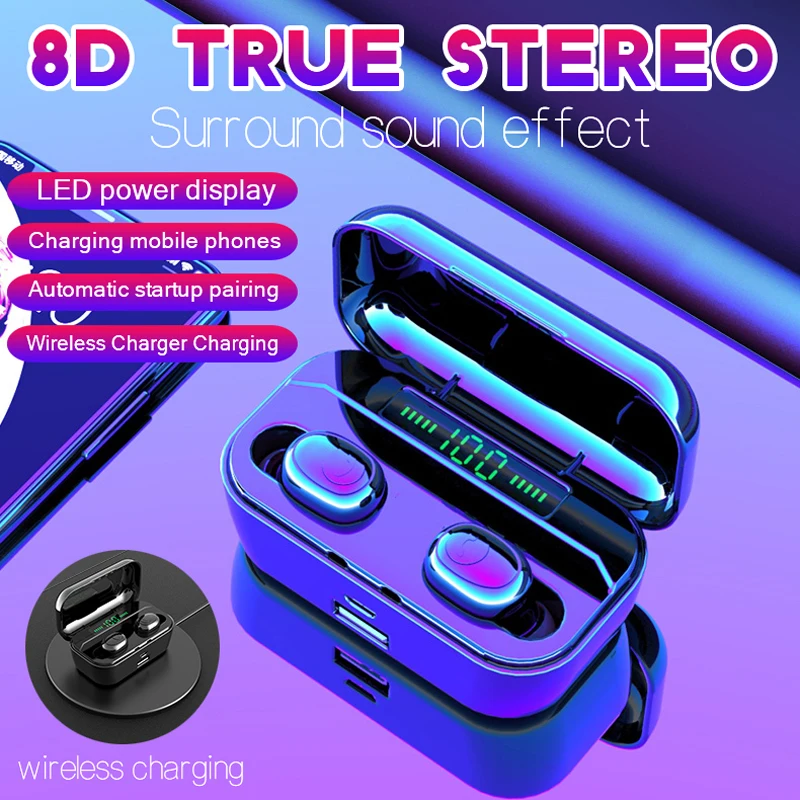 3500 мА/ч G6S наушники-вкладыши TWS Bluetooth 5 0 наушники гарнитура Хэндс фри стерео