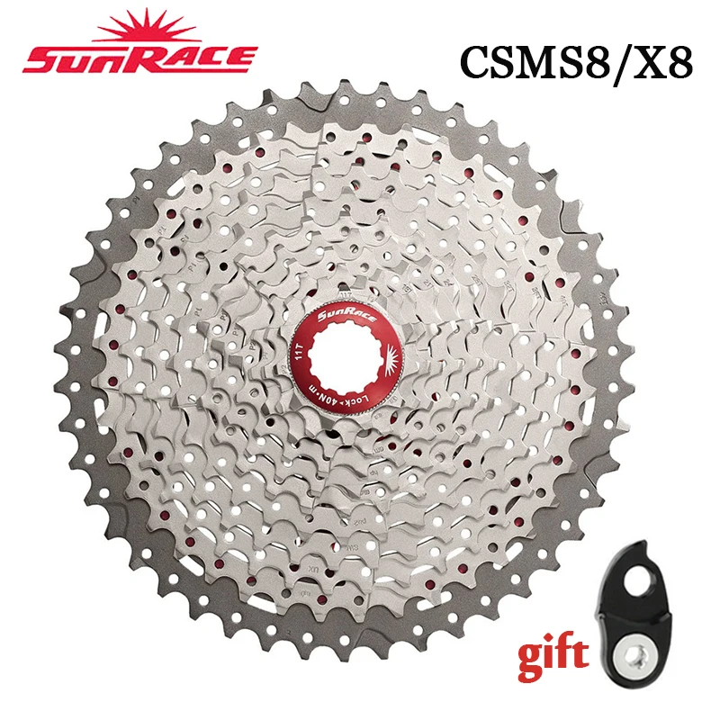 Кассета SunRace 11 46 Casette скоростей CSMS8 CSMX8 MTB кассета велосипед на Маунтин байке под
