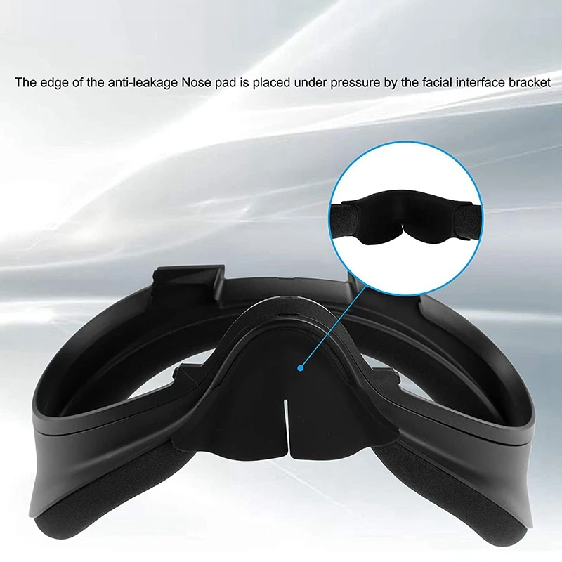 

for Oculus Quest 2 VR Virtual Glasses Silicone Nose Pads, Dustproof, Anti-Collision, Anti-Scratch Cover