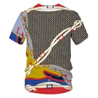 Футболка унисекс с 3D-принтом, люксовая Модная Повседневная рубашка с круглым вырезом, в стиле хип-хоп, для мужчин и женщин, лето 2021