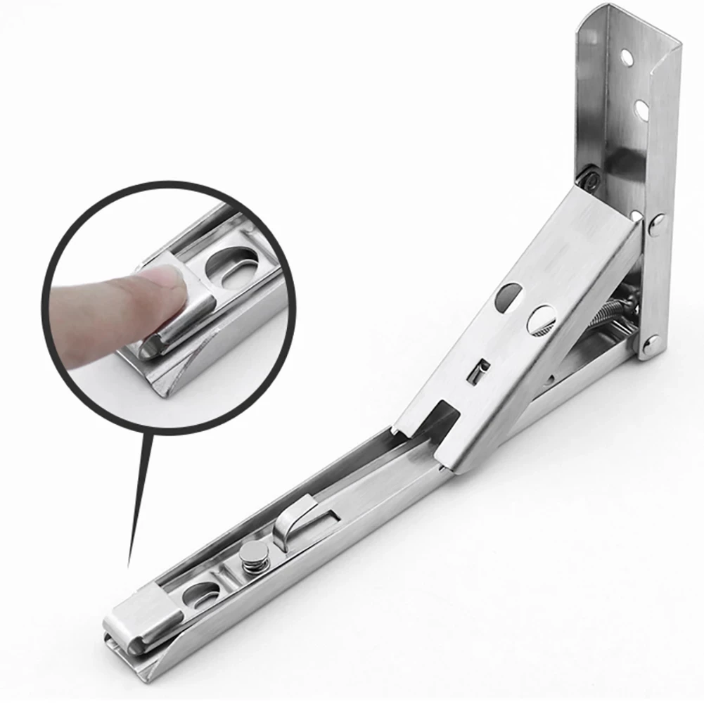 2 шт. треугольный складной угловой кронштейн тяжелая поддержка регулируемый