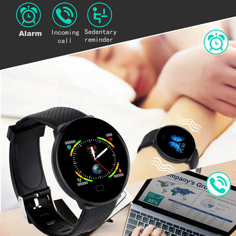 Цифровые часы мужские wo с пульсометром кровяным давлением для здоровья умные