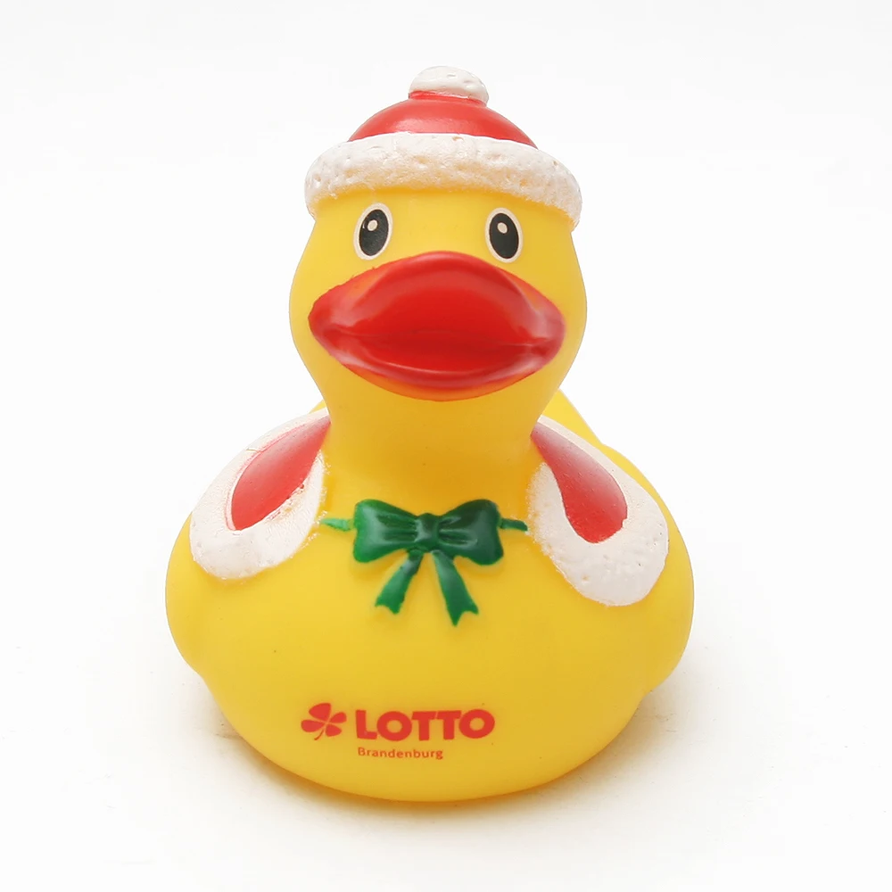 Мульти рождественские стили утки резиновые плавающие пищалки звук распылитель