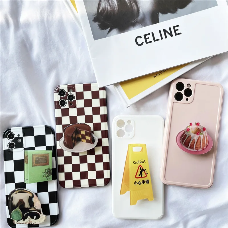

New Epoxy Resin Cake Mobile Phone Grip Mobile Phone Ring Holder Mobile Phone Holder Suitable For IPhone Mobile Phone Accessories
