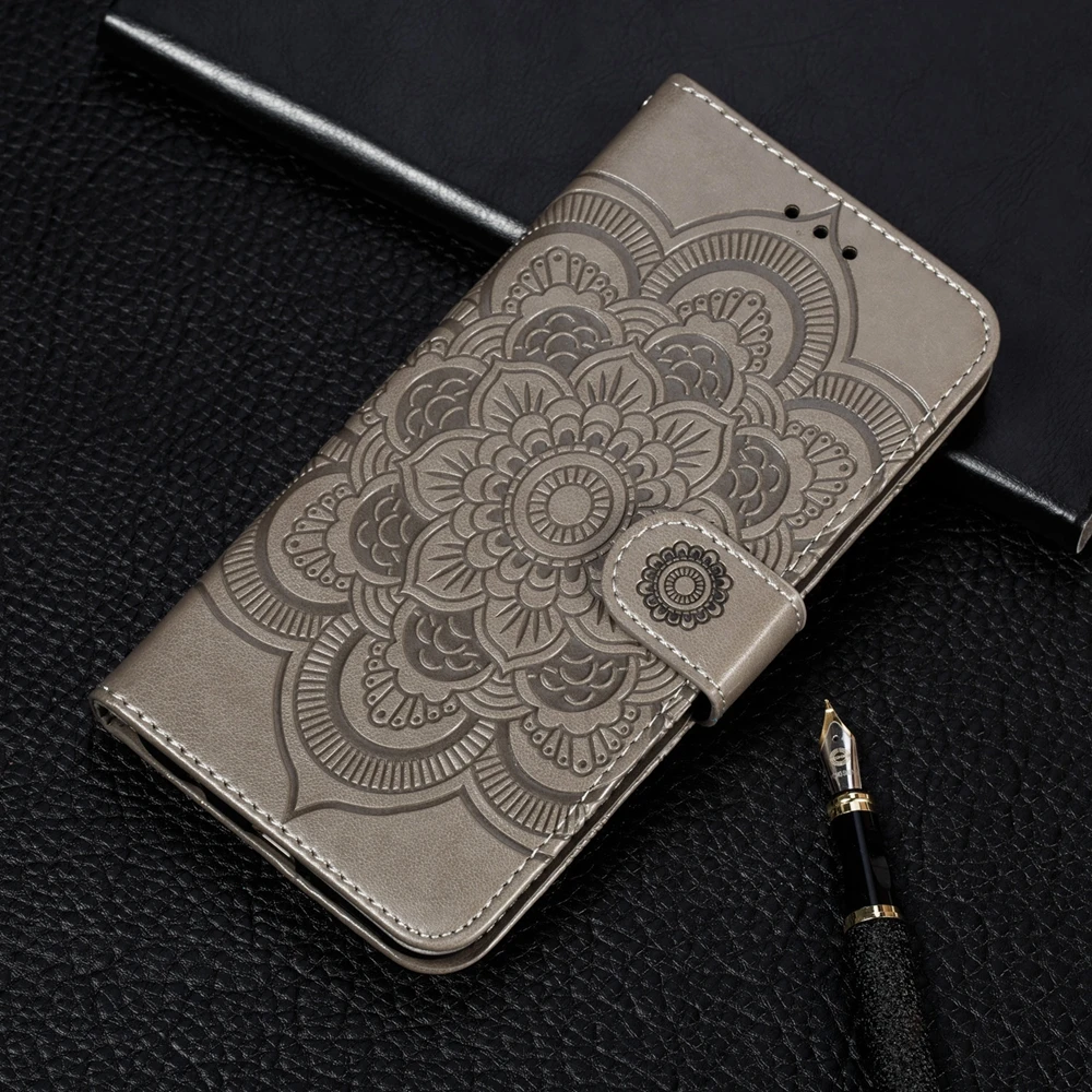 Gray Цветочный узор флип чехол для Nokia Lumia 2,1 3,1 5,1 6,1 7,1 8,1 9,1 1 плюс 2,2 3,2 4,2X5X6X7X71 с кошельком для телефона - Цвет: Gray
