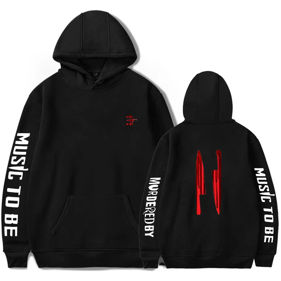 

Men/Womens Cool Harajuku Hooded Sweatshirt Music to Be Murdered by Eminem MTBMB Album Logo Fashion boy girl hoodies tops
