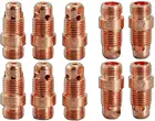 TIG короткая Зажимная Муфта корпус 17CB20 (332 дюйма и 2,40 мм x 25 мм отверстие) для PTA DB SR WP 17 18 26 TIG Сварочная горелка 10pk
