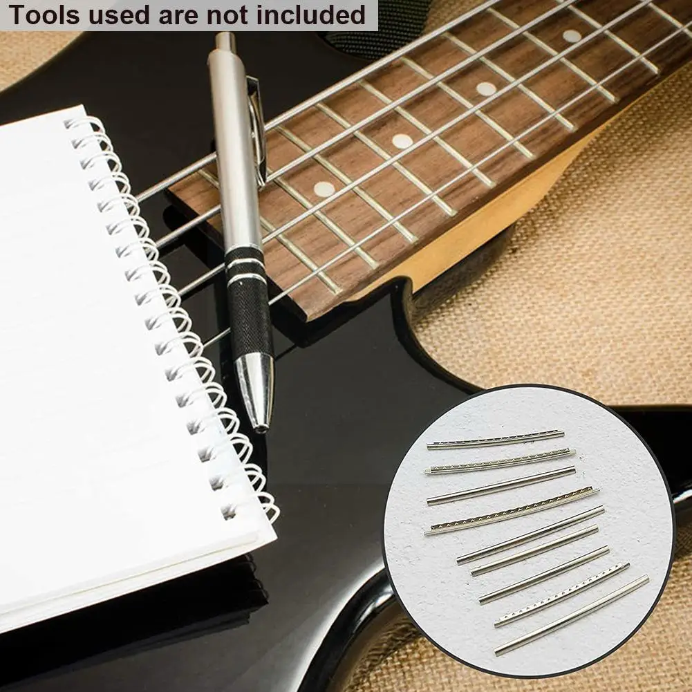 

19/20pcs Guitar Fret Wire Metal Brass Cupronickel For Electric Guitar Fingerboard Metal Wire Repair Material Accessories K9x4