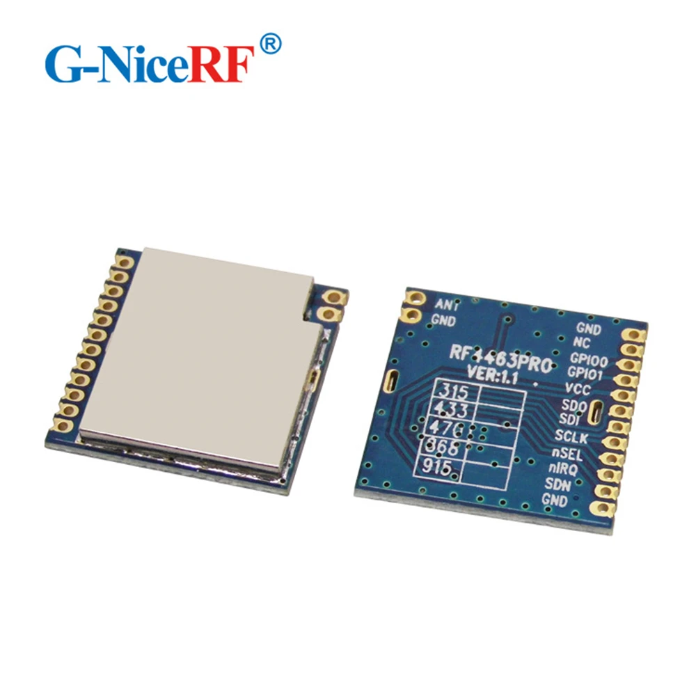 RF4463PRO 100 мВт цифровой интерфейс RSSI SI4463 SPI 433 МГц беспроводной передатчик с