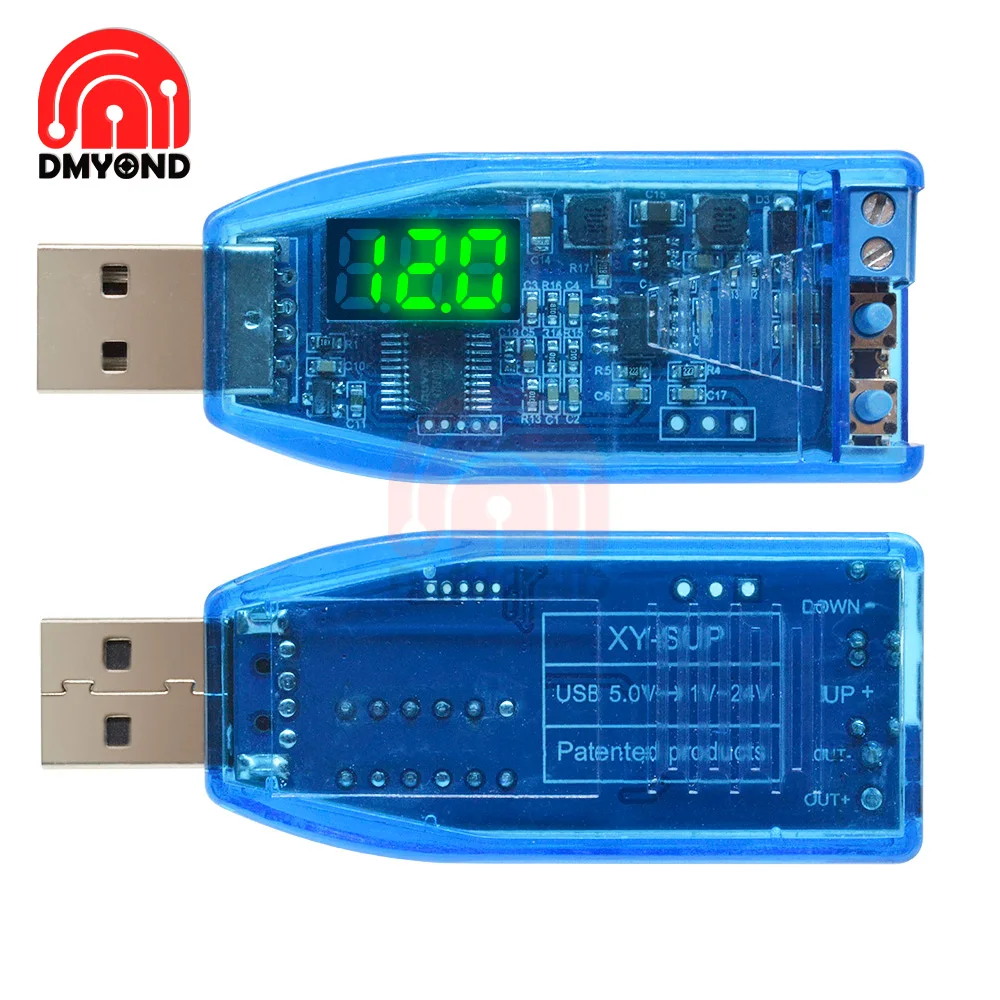 Светодиодный понижающий USB потенциометр 3 Вт 12 В постоянного тока 5 В|Инверторы и