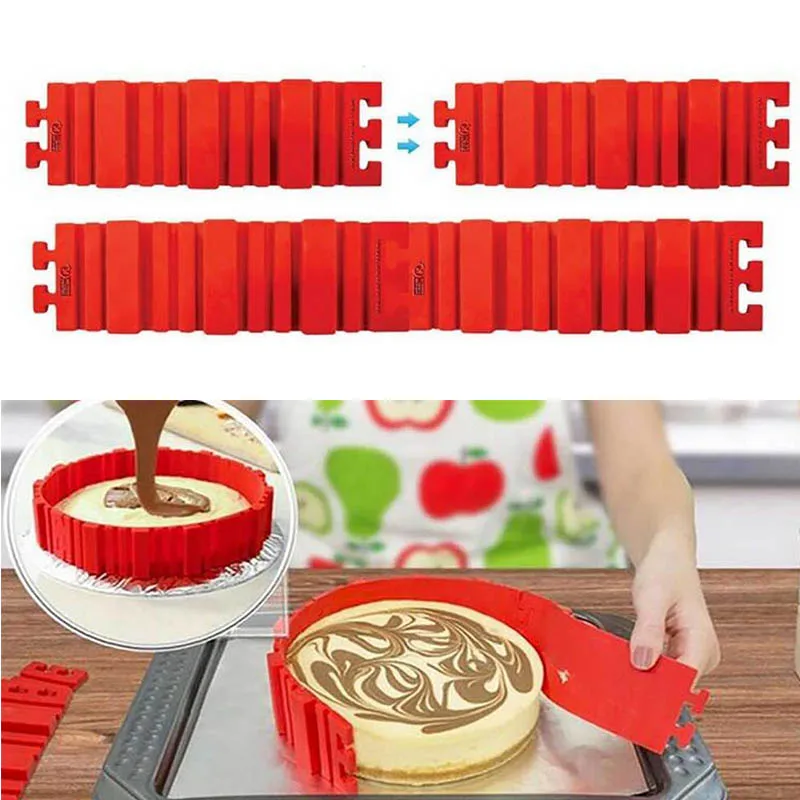 4 Pcs/Set DIY Bake Snakes Silicone Cake Mold Creative Baking Magic Bakeware Mould Pastry Tools Portable | Дом и сад