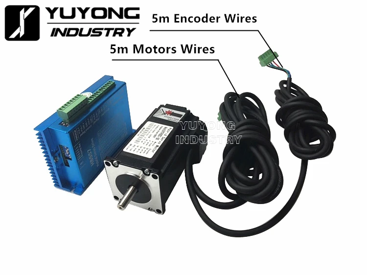 Motor Driver-1.2N.m WorkBee станок с ЧПУ комплект WorkBee механический комплект для ЧПУ с 4 комплектами 1.2N/2.2N/3N Name23 Close Loop шаговые двигатели и драйверы - Цвет: Motor Driver-1.2N.m