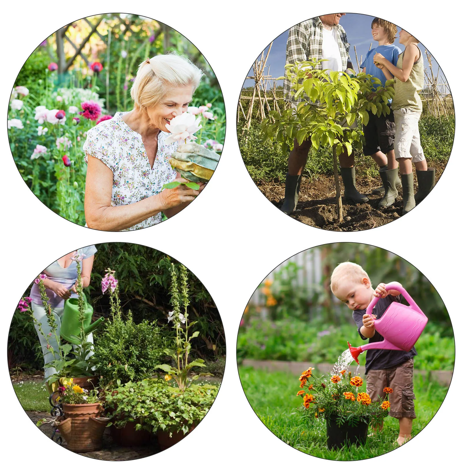 Твердая латунь Сад Спрей насадка 4 дюйма Регулируемый поворотный водяной шланг